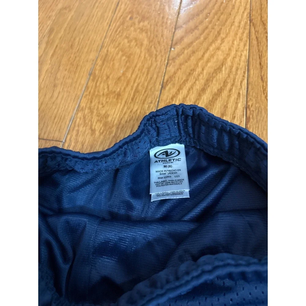 Champion & Athletic Works Boys Mesh Shorts Bundle Navy Grey Size 7-10 3-Pack